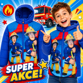 CHLAPECKÁ ZIMNÍ BUNDA POŽÁRNÍK SAM
