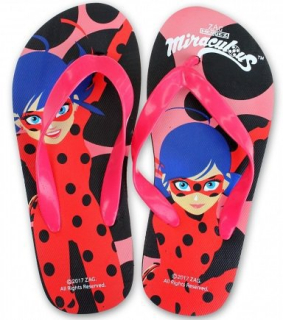 DÍVČÍ PANTOFLE ŽABKY LADYBUG,KOUZELNÁ BERUŠKA