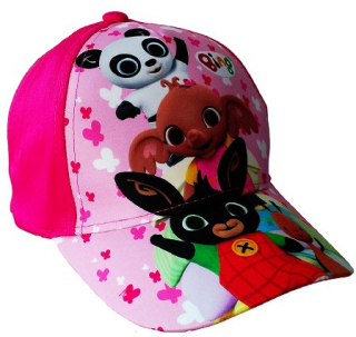 DÍVČÍ KŠILTOVKA ZAJÍČEK BING růžová