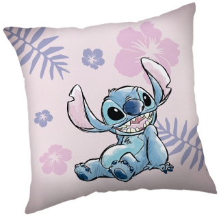 JERRY FABRICS Polštářek Lilo a Stitch Pink 35x35 cm