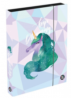 Box na sešity A4 Jumbo OXY Sherpy Unicorn
