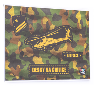 Desky na číslice Helikoptéra