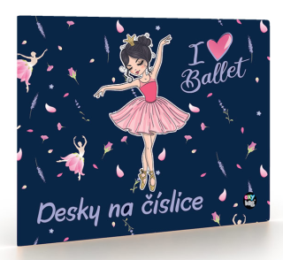 KARTON P+P Desky na číslice Baletka