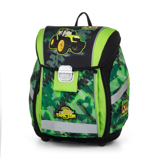 KARTON P+P Školní batoh PREMIUM LIGHT traktor 2024