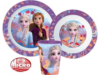 DĚTSKÝ JÍDELNÍ 3-DÍLNÝ SET MIKRO DISNEY FROZEN