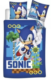 POVLEČENÍ SONIC World Runner 140X200/70x90 cm 
