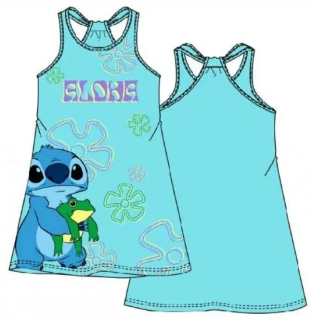 DÍVČÍ ŠATY LILO A STITCH modré