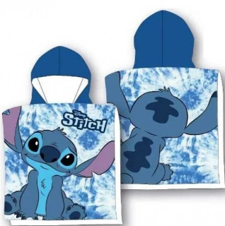 PLÁŽOVÁ OSUŠKA PONČO Lilo a Stitch 55x110 cm