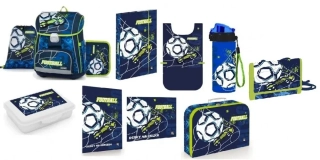 KARTON P+P  Školní sada set 11ks PREMIUM fotbal batoh vhodný i pro prvňáčky 2024