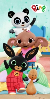 JERRY FABRICS Osuška Králíček Bing 053 70x140 cm