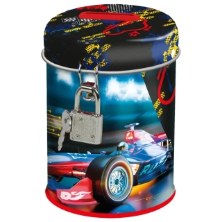 POKLADNIČKA SE ZÁMKEM FORMULE RACE TEAM