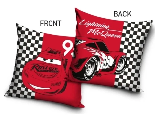 POVLAK NA POLŠTÁŘEK CARS BLESK MCQUEEN CÍLOVÁ ČÁRA