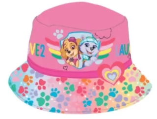 DÍVČÍ KLOBOUK TLAPKOVÁ PATROLA tmavě růžový