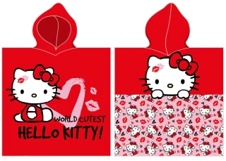 DĚTSKÉ PONČO HELLO KITTY NEJROZTOMILEJŠÍ NA SVĚTĚ