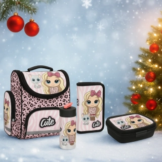 ZVÝHODNĚNÝ ŠKOLNÍ SET S AKTOVKOU BEST FRIENDS CUTE LOL 4 KS