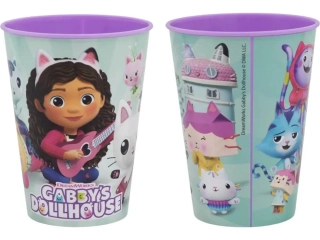 STOR PLASTOVÝ POHÁREK Gabby's Dollhouse 260 ml