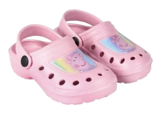 CLOG SANDÁLE PEPPA PIG světle růžové