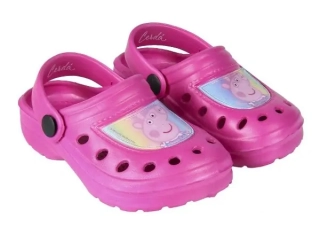 CLOG SANDÁLE PEPPA PIG Tmavě růžová
