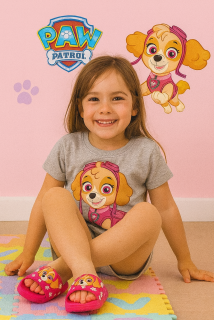 DÍVČÍ PANTOFLE TLAPKOVÁ PATROLA SKYE