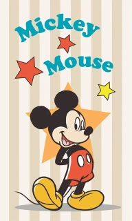 DĚTSKÝ RUČNÍK HVĚZDA MICKEY MOUSE 30X50 CM