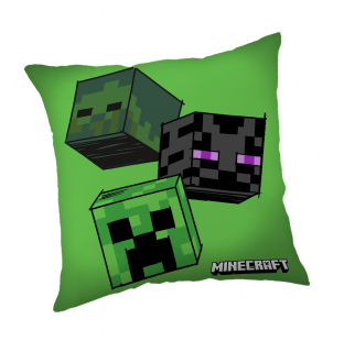 JERRY FABRICS Polštářek Minecraft The Mobs 40x40 cm