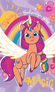 DĚTSKÝ RUČNÍK MY LITTLE PONY KOUZELNÁ SUNNY 30X50 CM
