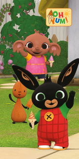 DĚTSKÁ OSUŠKA ZAJÍČEK BING SE ZMRZLINOU