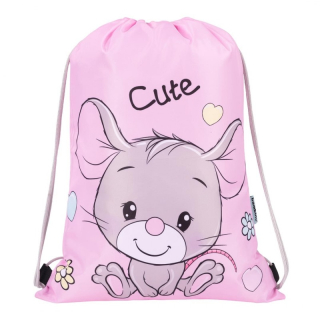 SÁČEK NA PŘEZŮVKY/BATŮŽEK MYŠKA,ROZMĚRY: 43 X 32 CM