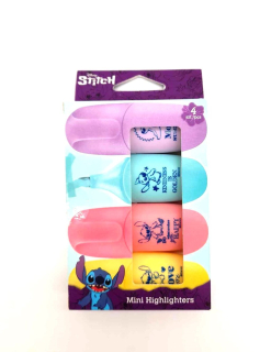 LILO A STITCH zvýrazňovač mini 4ks