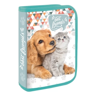 Školní jednopatrový penál bez výbavy Best Friends