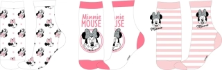 Dívčí ponožky Minnie Mouse sada 3 ks