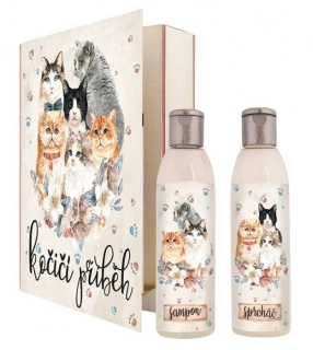 BOHEMIA GIFTS DÁRKOVÁ KOSMETICKÁ SADA KNIHA KOČIČÍ PŘÍBĚH