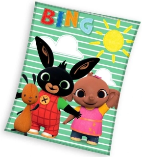 Dětská deka Zajíček Bing Sluníčkový Den 110x140 cm