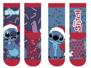 DÍVČÍ PONOŽKY S PROTISKLUZEM LILO A STITCH-sada 2 kusy