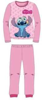 DÍVČÍ PYŽAMO LILO A STITCH světle růžové