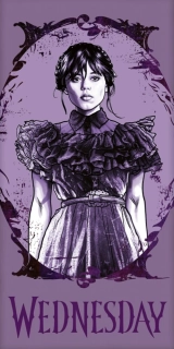 JERRY FABRICS Osuška Wednesday Purple 70x140 cm