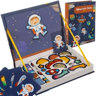 Kruzzel magnetické puzzle v knize vesmír