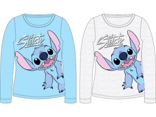 DÍVČÍ TRIČKO LILO A STITCH šedé