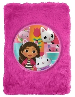 Gabby's Dollhouse plyšový zápisník A5