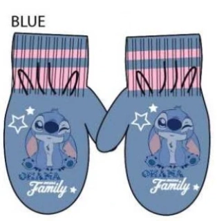 DÍVČÍ RUKAVICE LILO A STITCH Blue