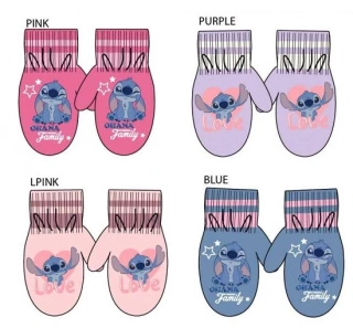 DÍVČÍ RUKAVICE LILO A STITCH-BALENÍ 12 KS