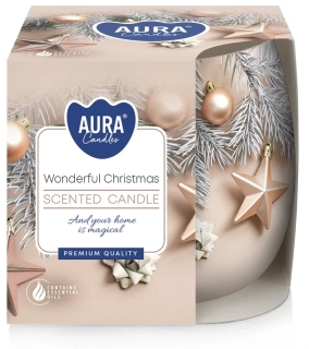 Vonná svíčka ve skle Wonderful Christmas