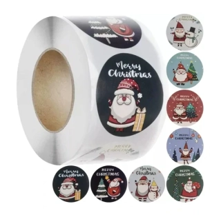 Ruhhy vánoční samolepky role 500 ks