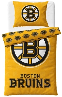 Hokejové povlečení NHL Boston Bruins Shields 140x200,70x90 cm