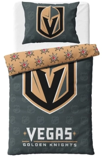 Hokejové povlečení NHL Vegas Golden Knights Shields 140x200,70x90 cm