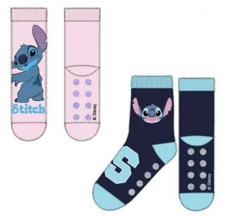 DÍVČÍ PONOŽKY S PROTISKLUZEM LILO A STITCH-sada 2 kusy
