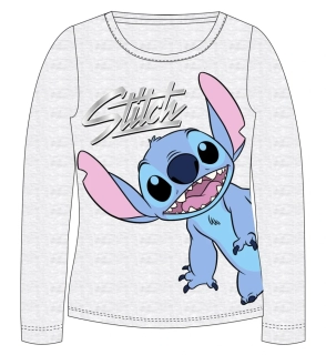 Dívčí tričko Disney Stitch světle šedé