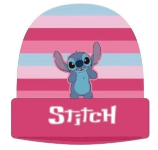 DÍVČÍ ČEPICE LILO A STITCH tmavě růžová