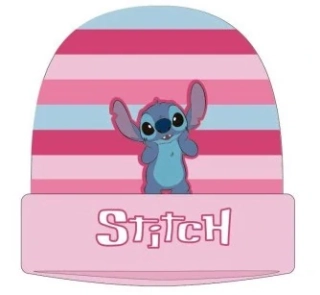 DÍVČÍ ČEPICE LILO A STITCH světle růžová