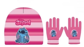 ČEPICE A RUKAVICE LILO A STITCH 